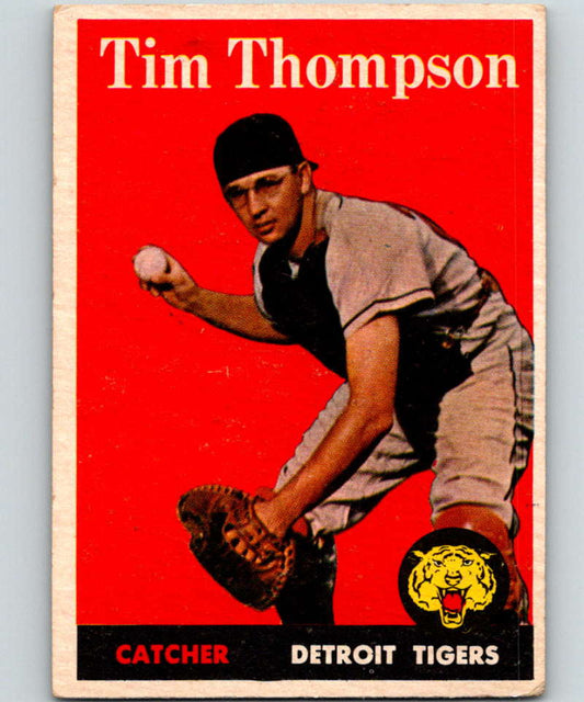 1958 Topps #57a Tim Thompson Tigers Baseball 3939 Image 1