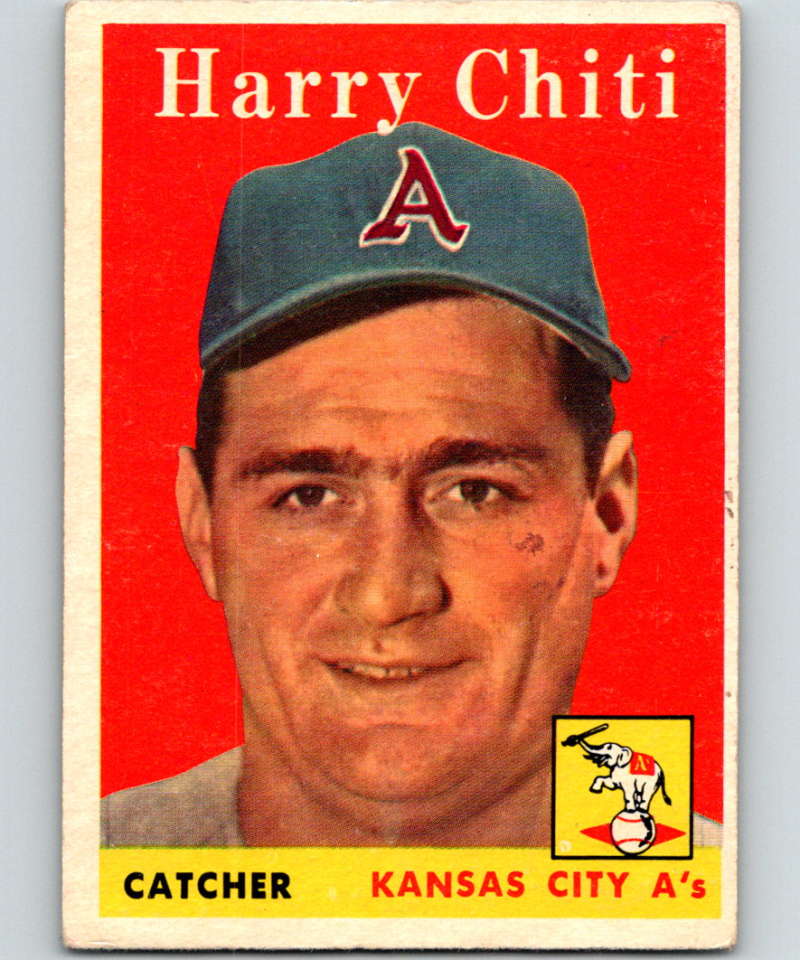 1958 Topps #119 Harry Chiti Athletics Baseball 3949 Image 1