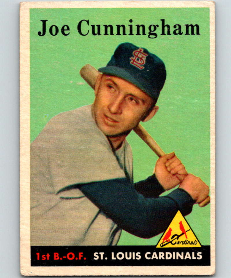 1958 Topps #168 Joe Cunningham Cardinals Baseball 3954