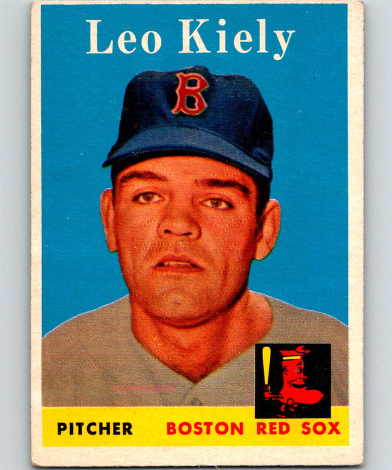 1958 Topps #204 Leo Kiely Red Sox Baseball 3965 Image 1