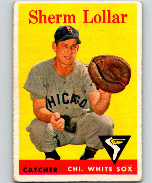 1958 Topps #267 Sherm Lollar White Sox Baseball 3981 Image 1