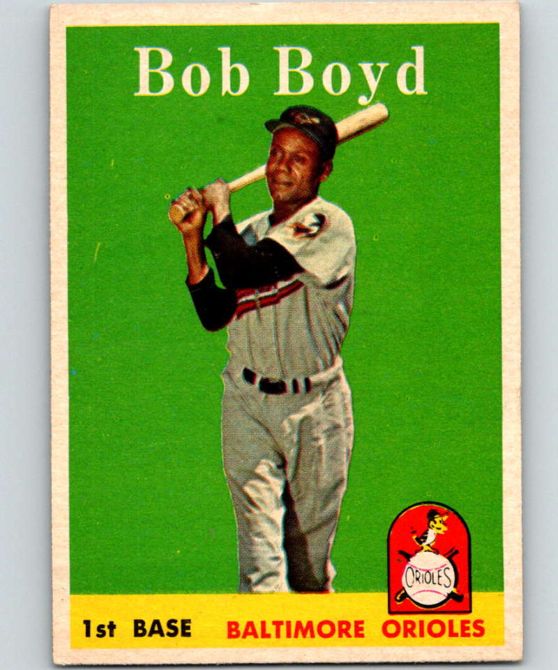 1958 Topps #279 Bob Boyd Orioles UER Baseball 3985 Image 1