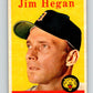 1958 Topps #345 Jim Hegan Tigers Baseball 3996 Image 1