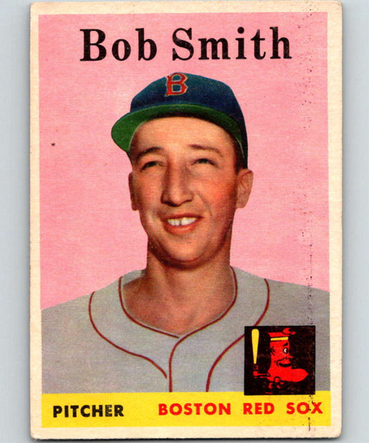 1958 Topps #445 Bob Smith RC Rookie Red Sox Baseball 4006