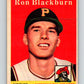 1958 Topps #459 Ron Blackburn RC Rookie Pirates Baseball 4014 Image 1