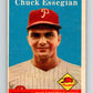 1958 Topps #460 Chuck Essegian RC Rookie Phillies Baseball 4015