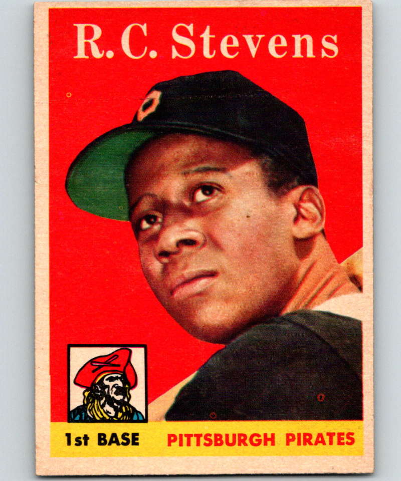 1958 Topps #470 R.C. Stevens RC Rookie Pirates Baseball 4022 Image 1