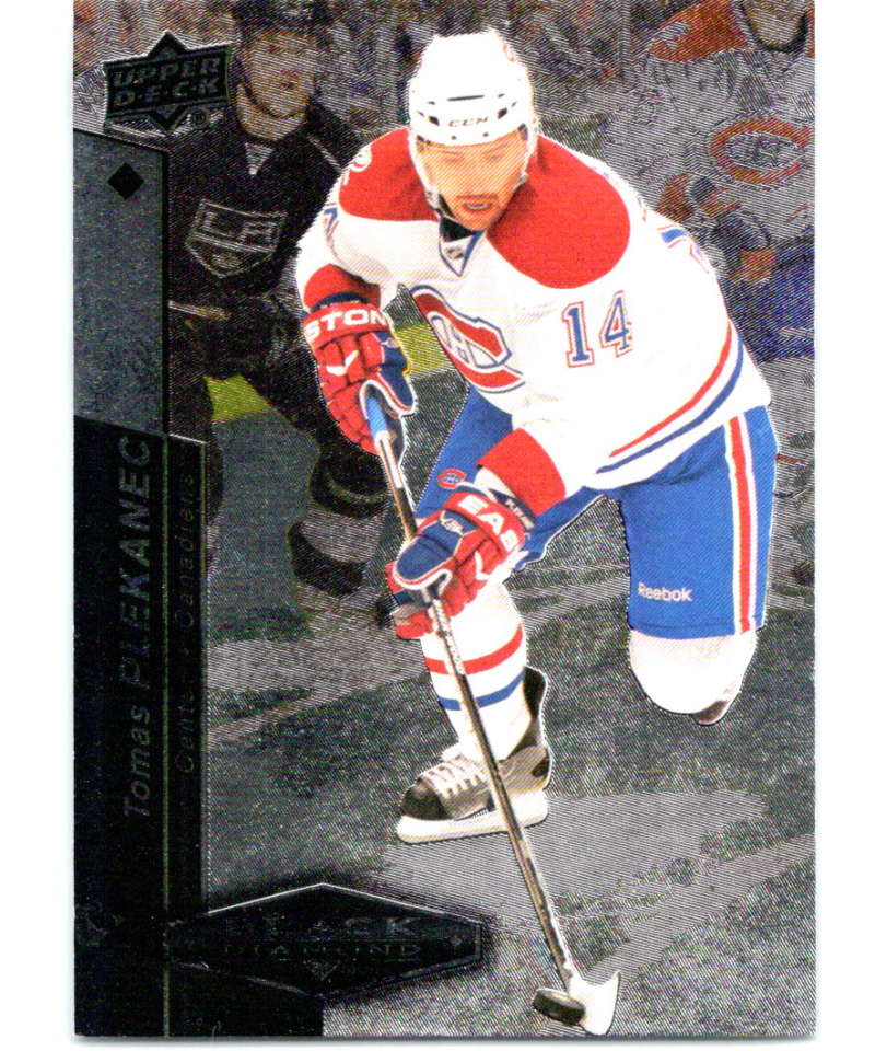 2010-11 Upper Deck Black Diamond #3 Tomas Plekanec Canadiens Hockey Image 1