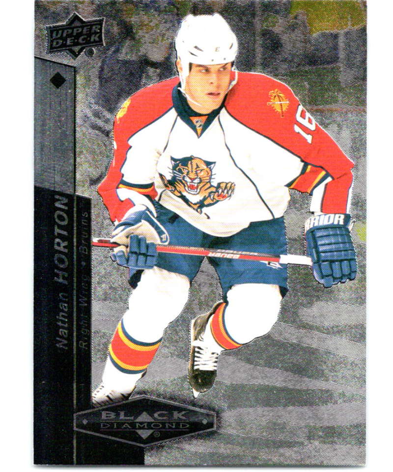 2010-11 Upper Deck Black Diamond #10 Nathan Horton Bruins Hockey Image 1