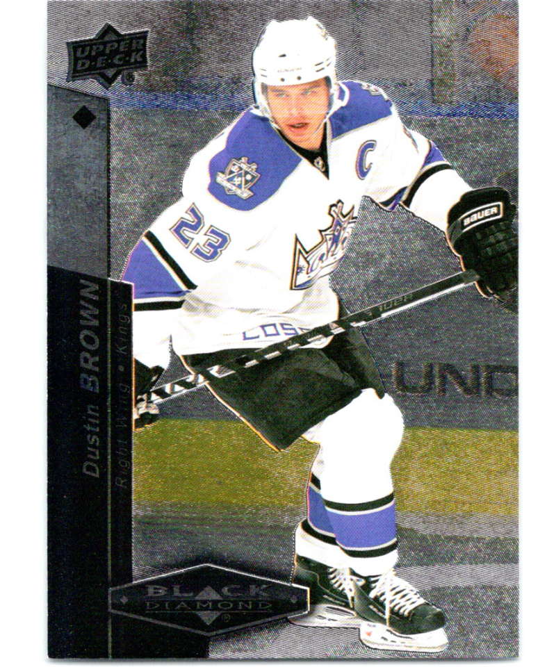 2010-11 Upper Deck Black Diamond #14 Dustin Brown Kings Hockey Image 1