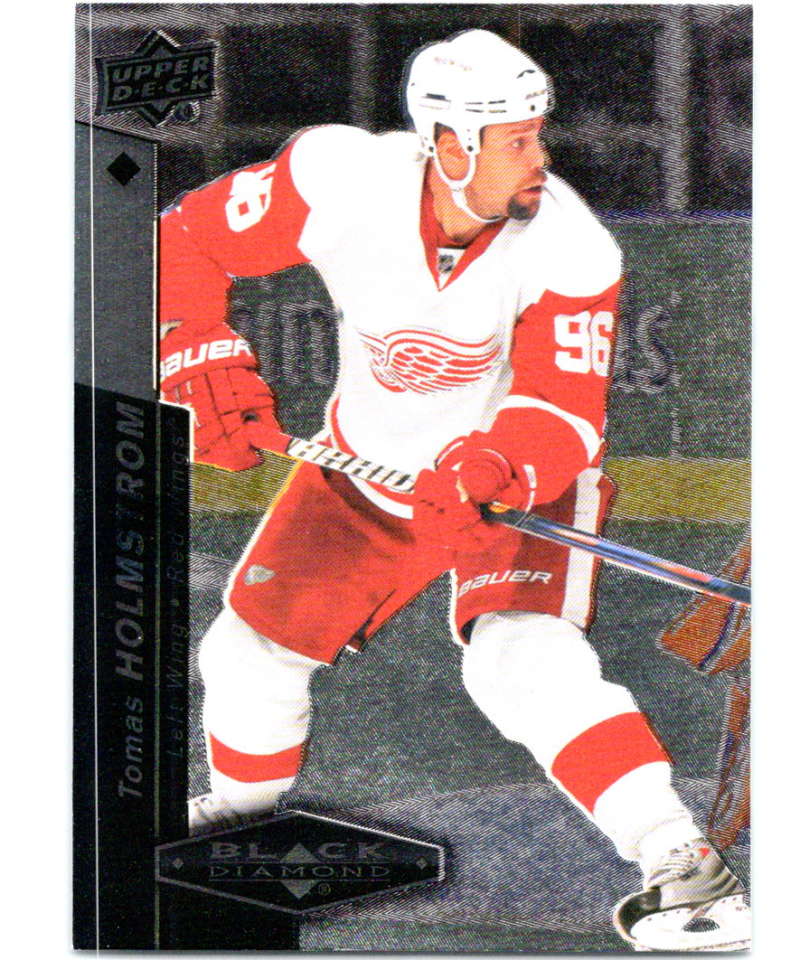 2010-11 Upper Deck Black Diamond #31 Tomas Holmstrom Red Wings Hockey Image 1