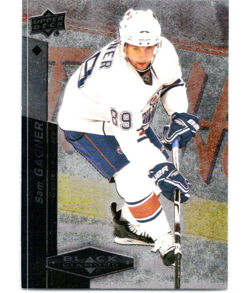 2010-11 Upper Deck Black Diamond #32 Sam Gagner Oilers Hockey Image 1