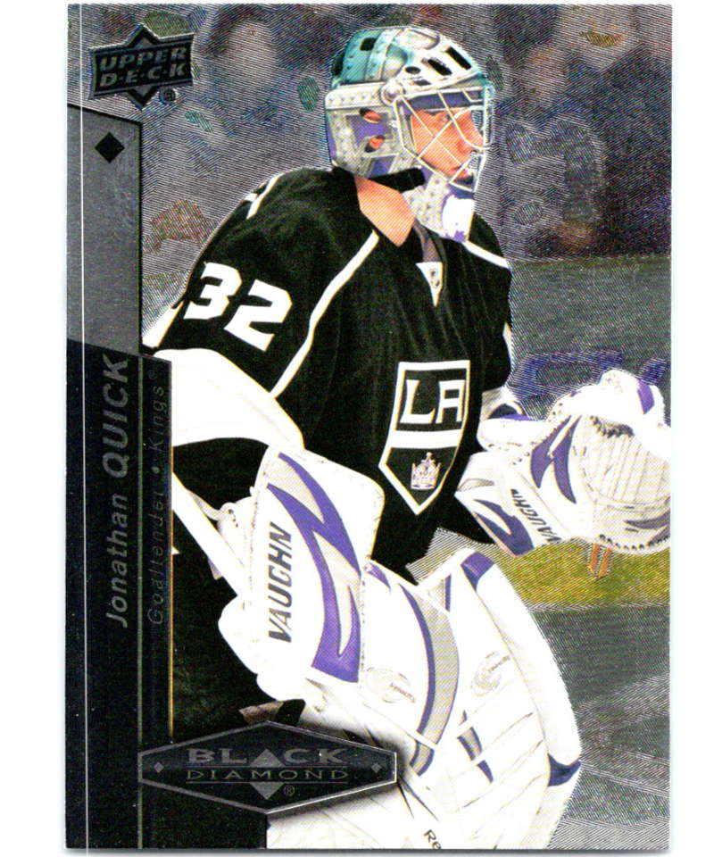 2010-11 Upper Deck Black Diamond #38 Jonathan Quick Kings Hockey Image 1