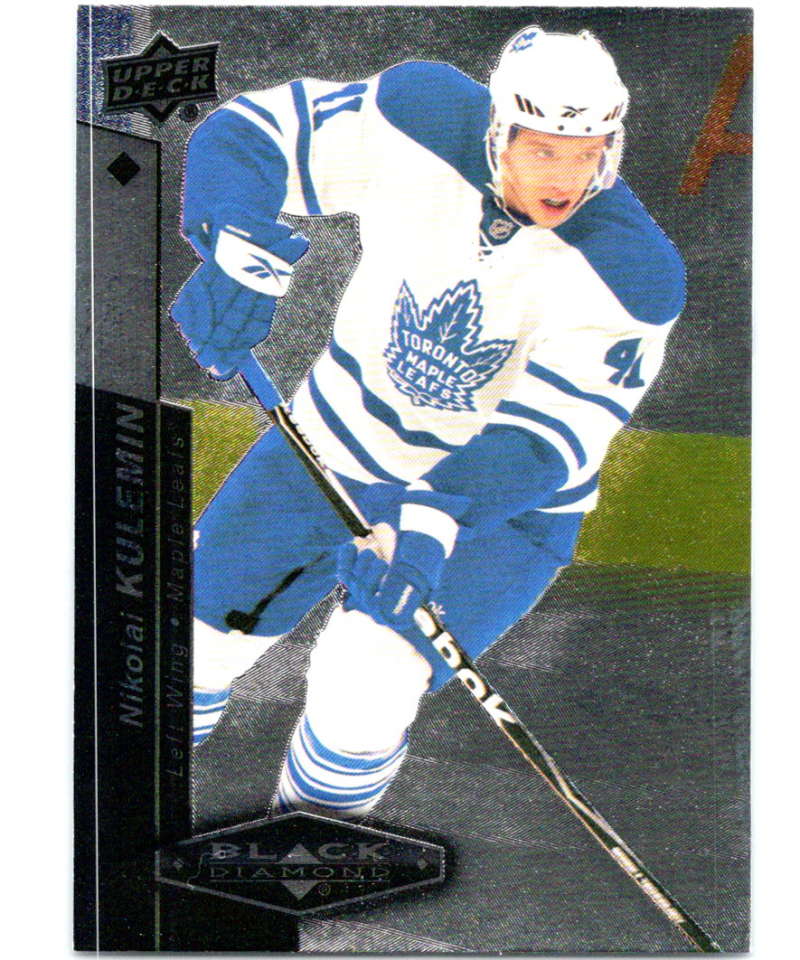 2010-11 Upper Deck Black Diamond #39 Nikolai Kulemin Maple Leafs Hockey Image 1
