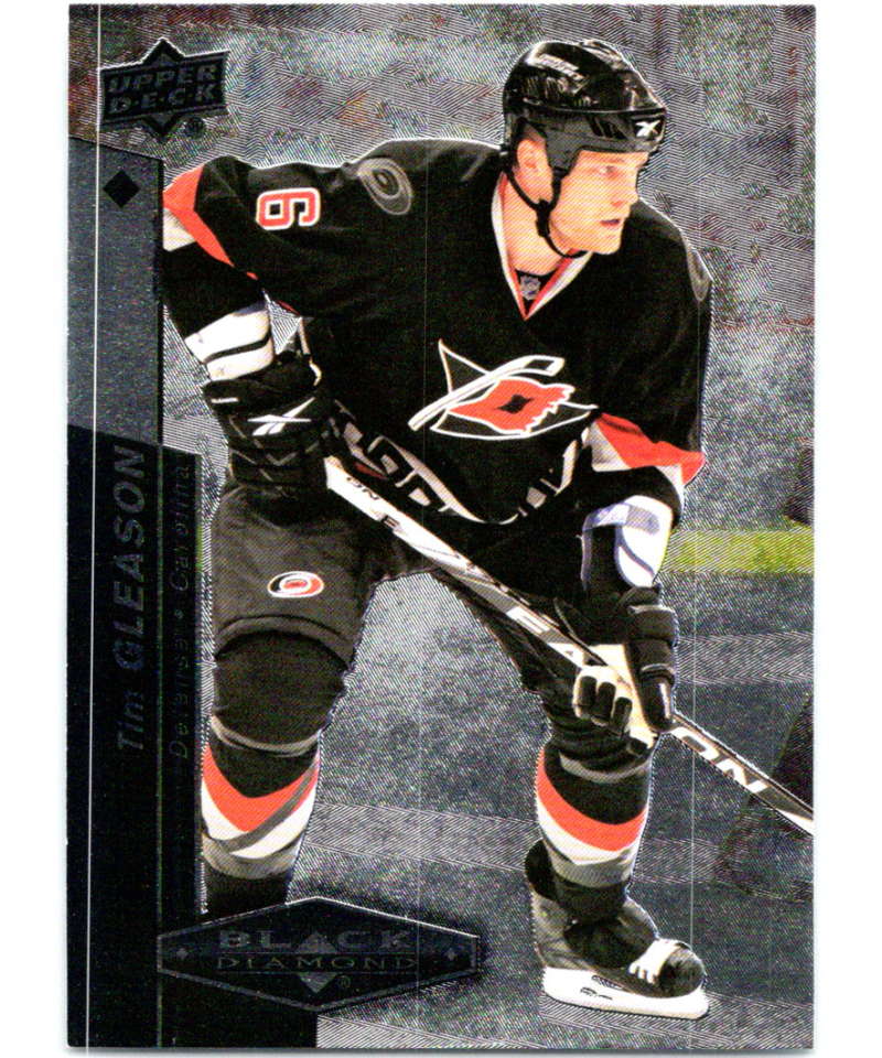2010-11 Upper Deck Black Diamond #46 Tim Gleason Hurricanes Hockey Image 1