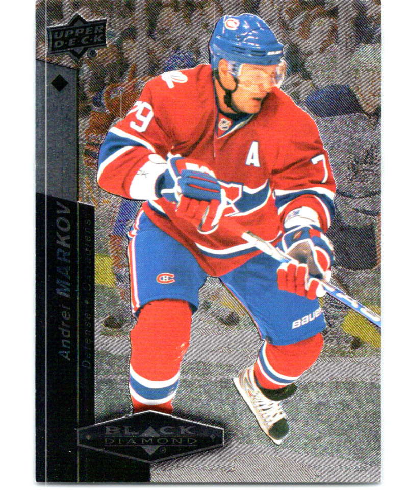 2010-11 Upper Deck Black Diamond #61 Andrei Markov Canadiens Hockey Image 1