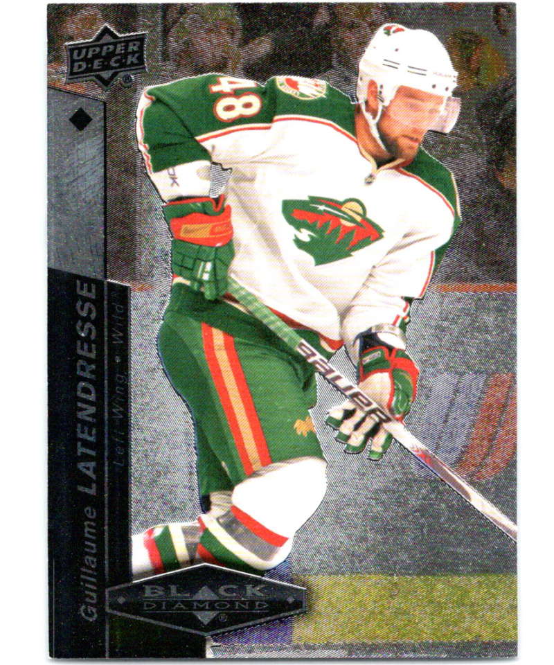2010-11 Upper Deck Black Diamond #69 Guillaume Latendresse Wild Hockey Image 1