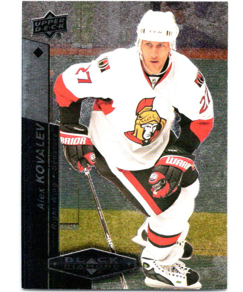 2010-11 Upper Deck Black Diamond #79 Alex Kovalev Senators Hockey Image 1