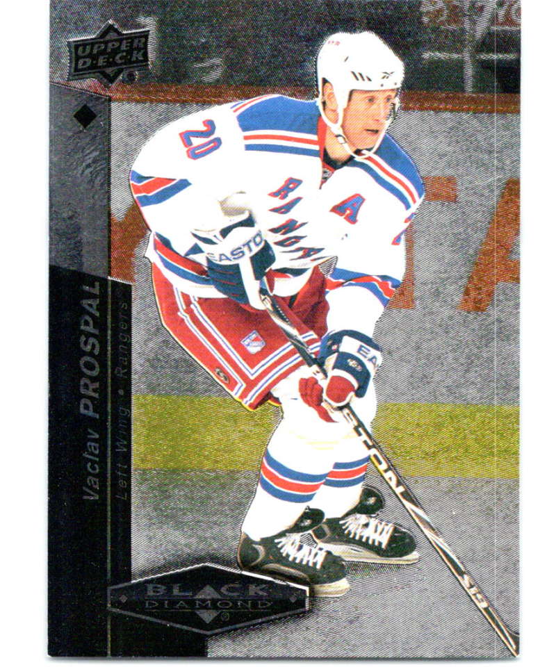 2010-11 Upper Deck Black Diamond #86 Vaclav Prospal NY Rangers Hockey Image 1