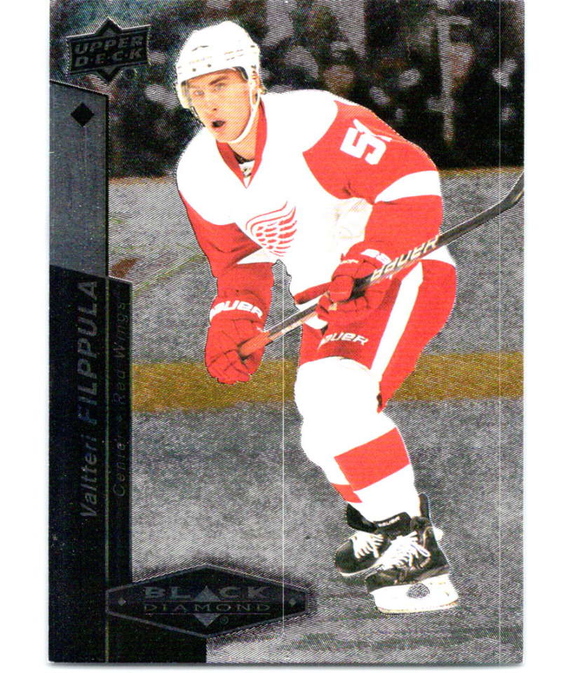 2010-11 Upper Deck Black Diamond #87 Valtteri Filppula Red Wings Hockey Image 1