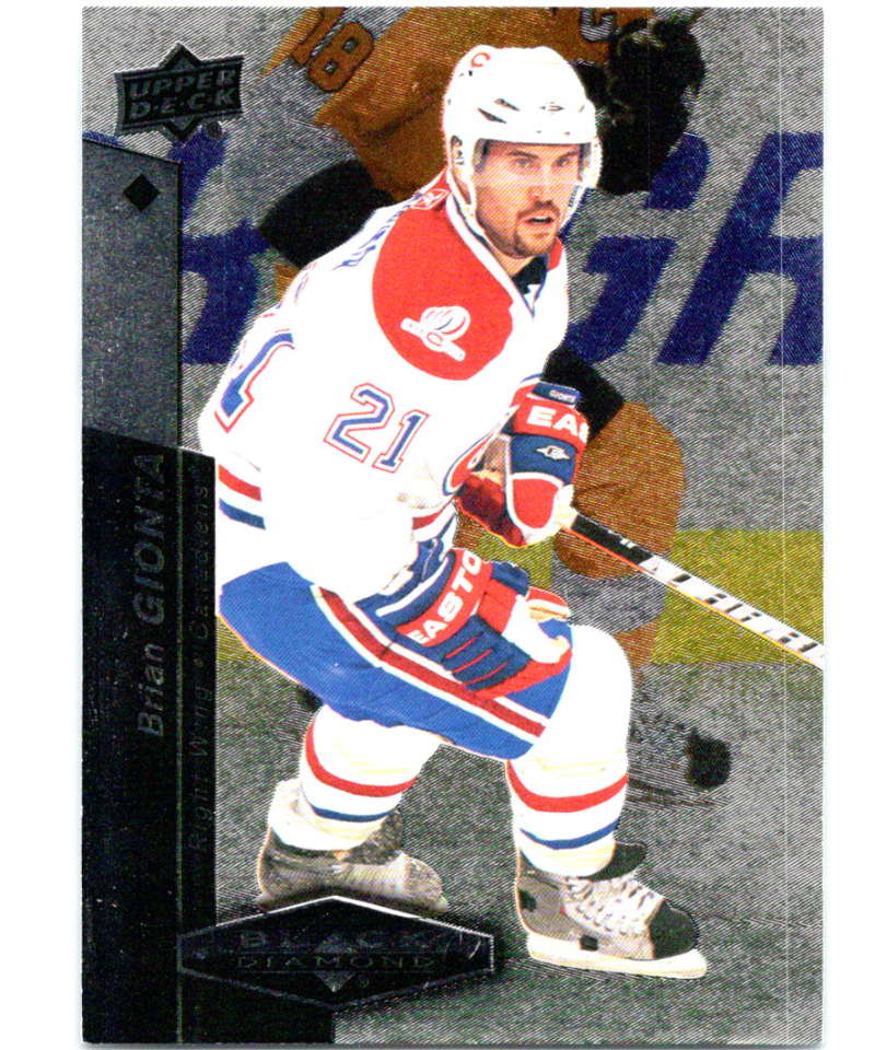 2010-11 Upper Deck Black Diamond #90 Brian Gionta Canadiens Hockey Image 1