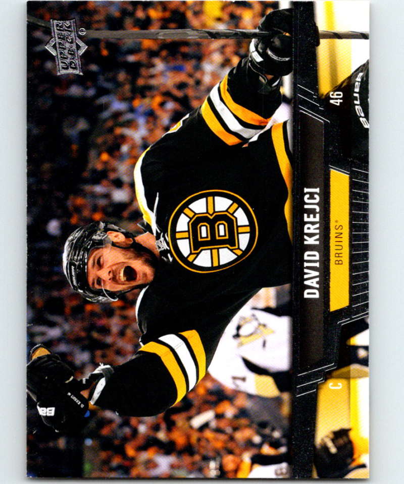2013-14 Upper Deck #1 David Krejci Bruins NHL Hockey Image 1