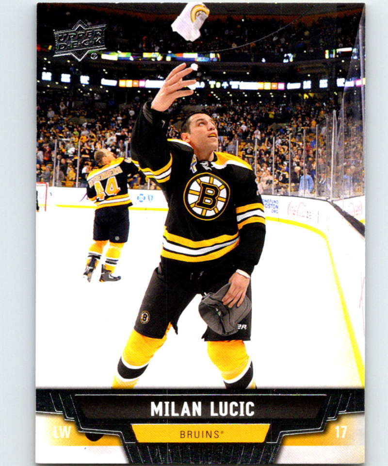 2013-14 Upper Deck #4 Milan Lucic Bruins NHL Hockey