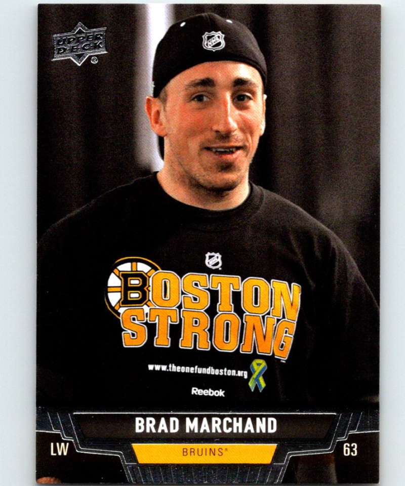 2013-14 Upper Deck #5 Brad Marchand Bruins NHL Hockey