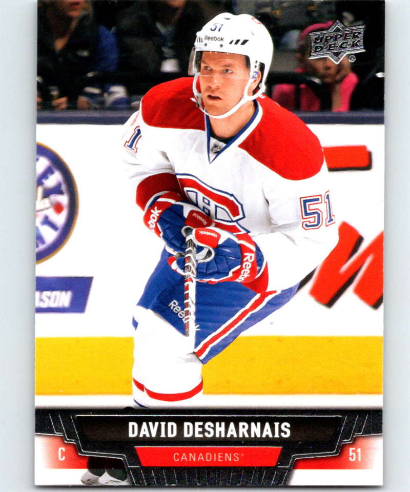 2013-14 Upper Deck #10 David Desharnais Canadiens NHL Hockey