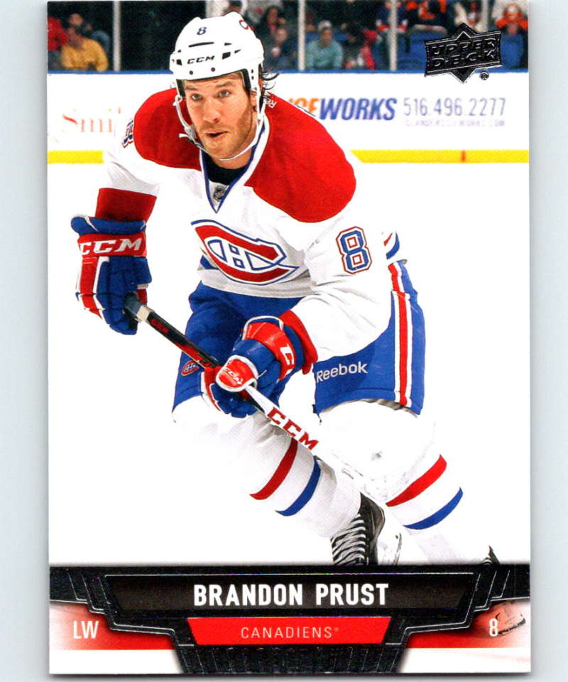 2013-14 Upper Deck #12 Brandon Prust Canadiens NHL Hockey