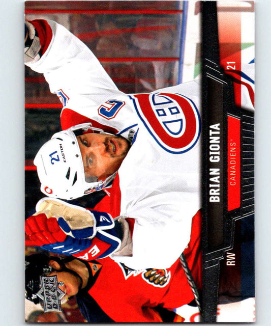 2013-14 Upper Deck #15 Brian Gionta Canadiens NHL Hockey