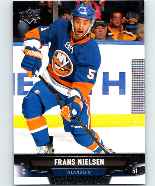 2013-14 Upper Deck #16 Frans Nielsen NY Islanders NHL Hockey
