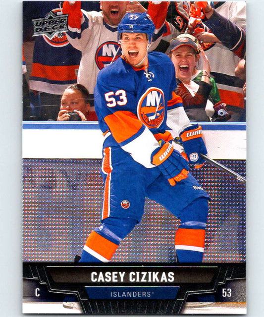 2013-14 Upper Deck #21 Casey Cizikas NY Islanders NHL Hockey
