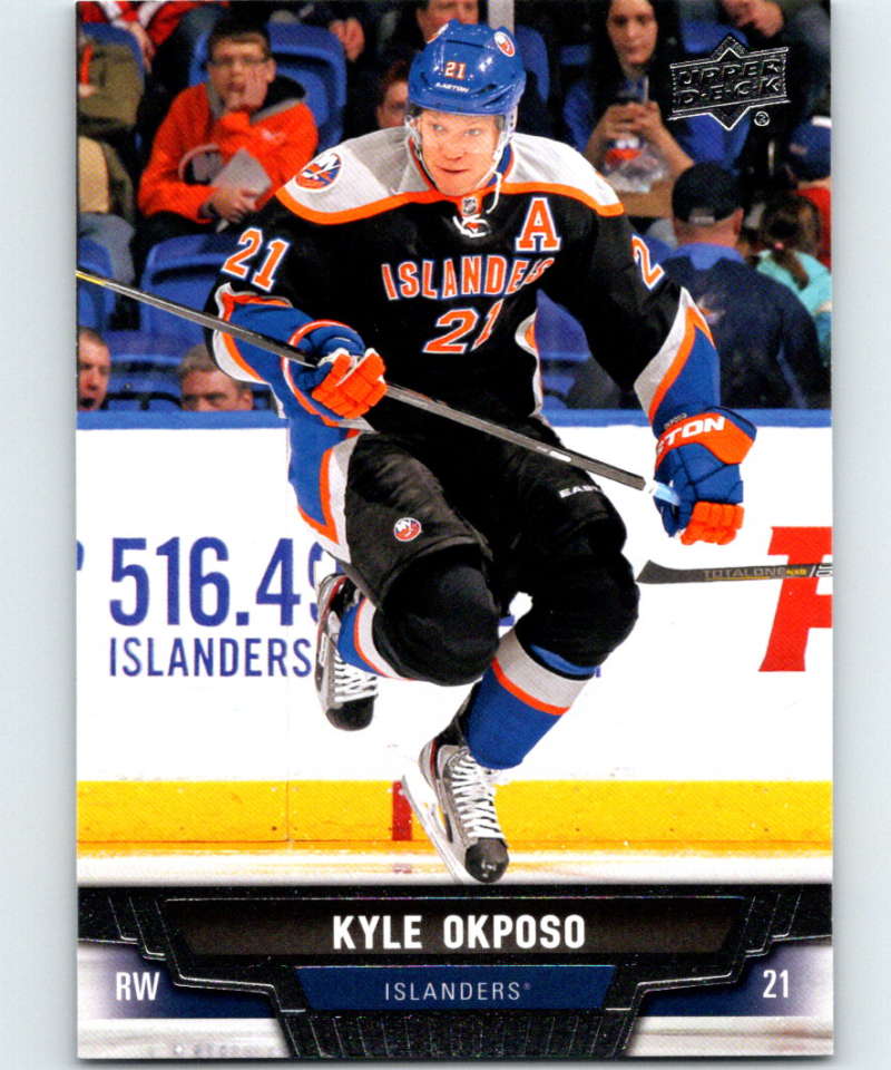 2013-14 Upper Deck #22 Kyle Okposo NY Islanders NHL Hockey