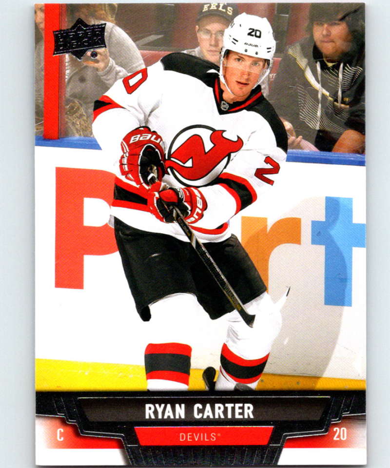 2013-14 Upper Deck #33 Ryan Carter NJ Devils NHL Hockey Image 1