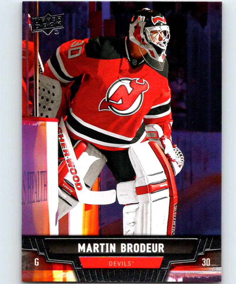 2013-14 Upper Deck #34 Martin Brodeur NJ Devils NHL Hockey