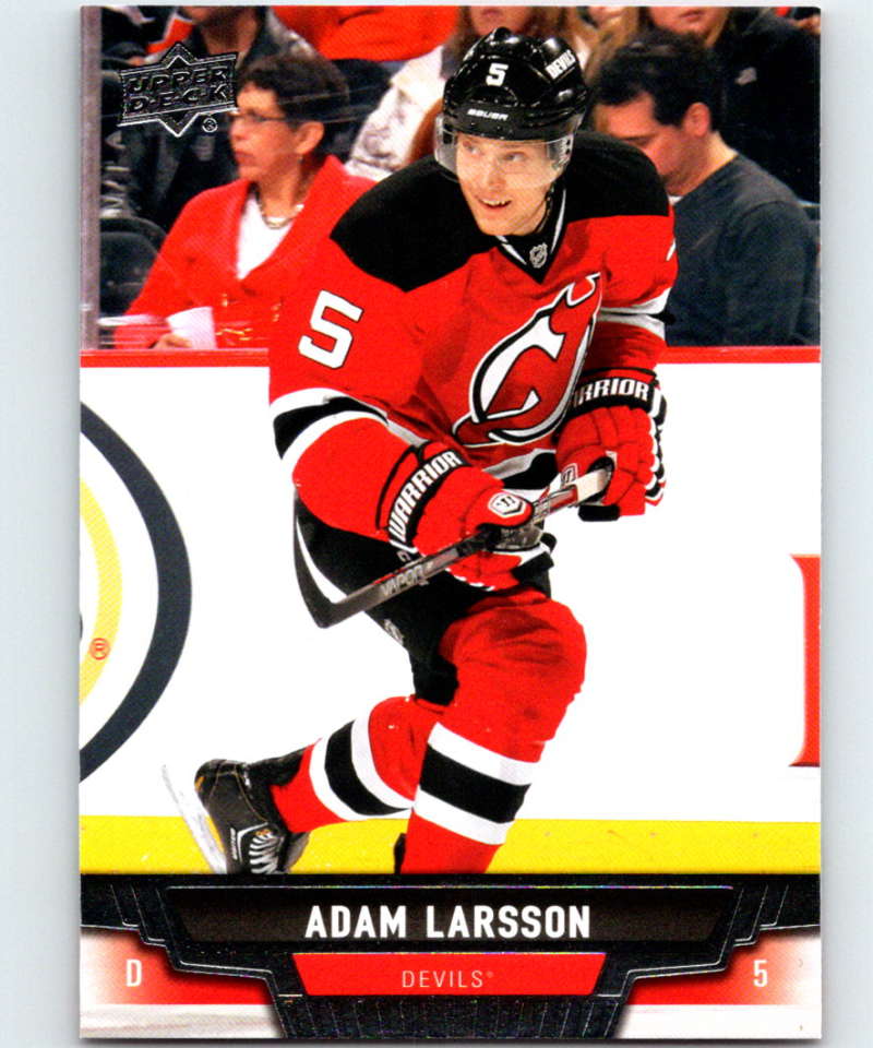 2013-14 Upper Deck #35 Adam Larsson NJ Devils NHL Hockey Image 1