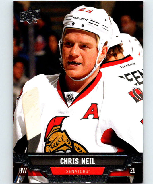 2013-14 Upper Deck #45 Chris Neil Senators NHL Hockey