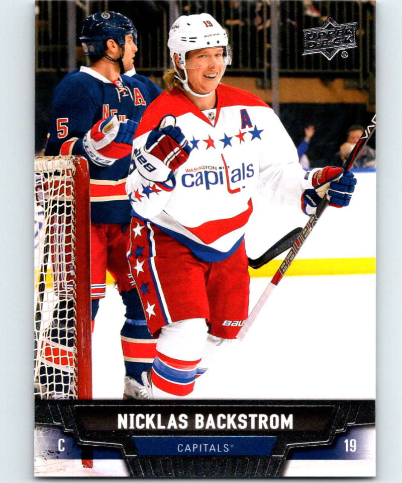 2013-14 Upper Deck #50 Nicklas Backstrom Capitals NHL Hockey Image 1