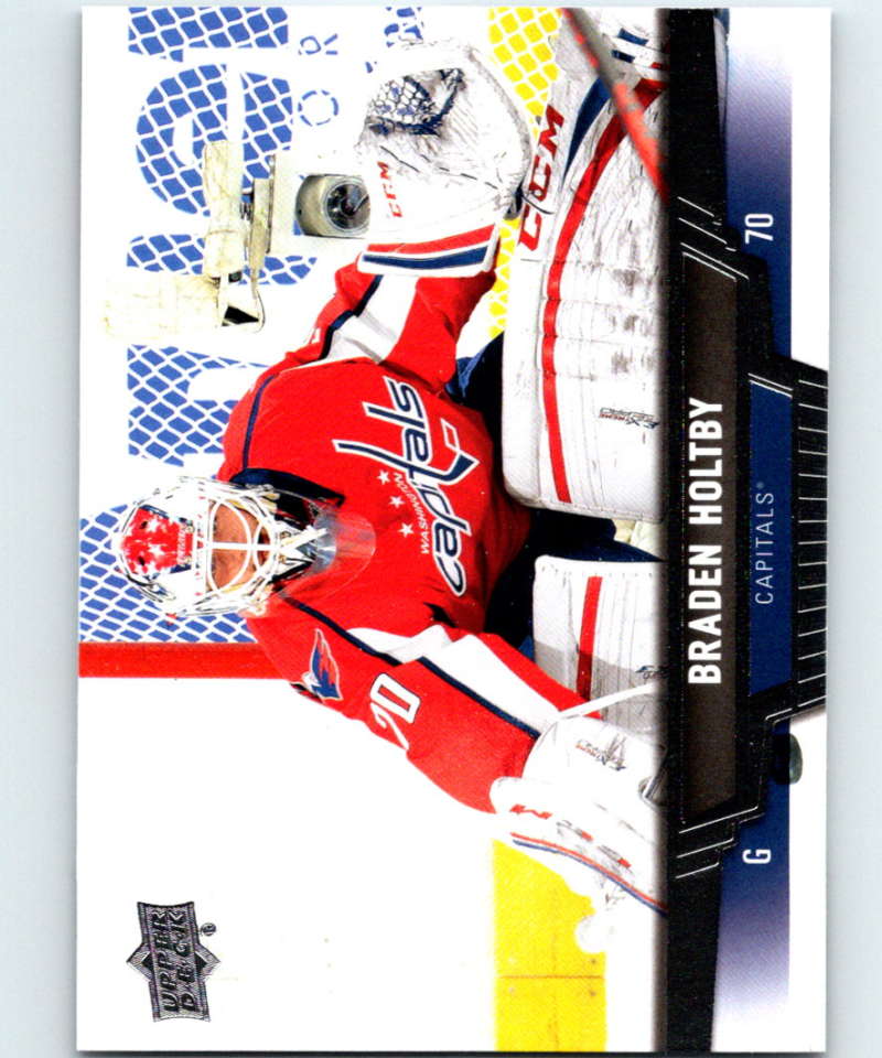 2013-14 Upper Deck #51 Braden Holtby Capitals NHL Hockey Image 1