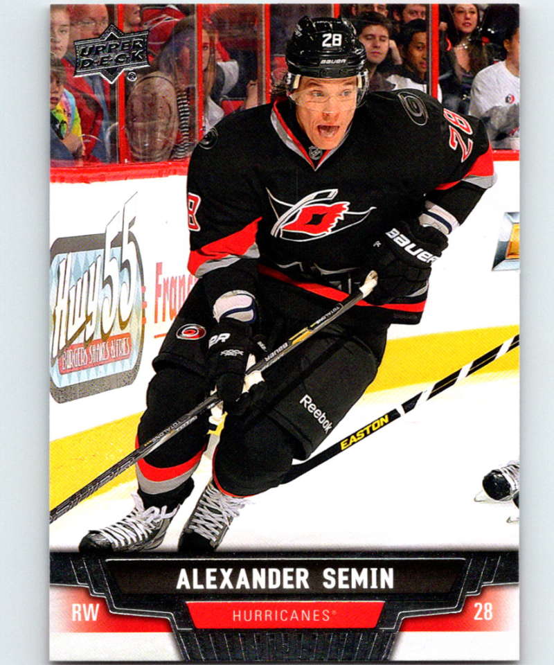 2013-14 Upper Deck #60 Alexander Semin Hurricanes NHL Hockey