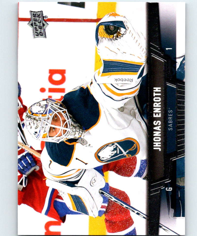 2013-14 Upper Deck #63 Jhonas Enroth Sabres NHL Hockey Image 1