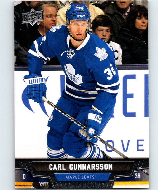 2013-14 Upper Deck #67 Carl Gunnarsson Maple Leafs NHL Hockey
