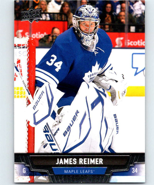 2013-14 Upper Deck #71 James Reimer Maple Leafs NHL Hockey
