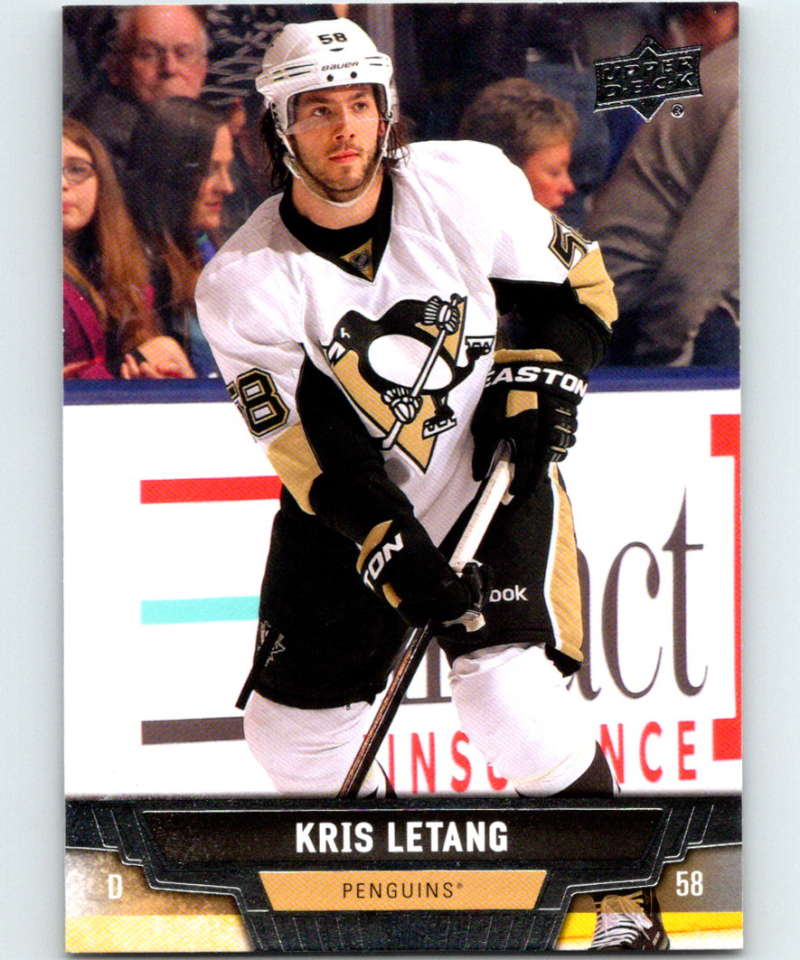 2013-14 Upper Deck #76 Kristopher Letang Penguins NHL Hockey Image 1