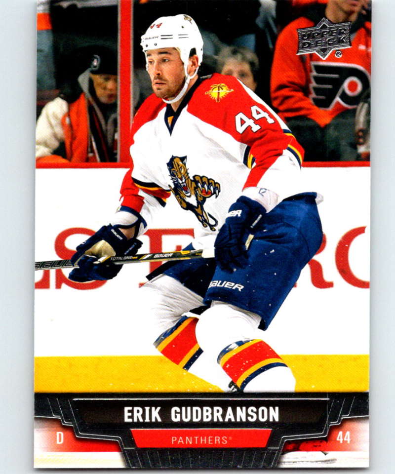 2013-14 Upper Deck #81 Erik Gudbranson Panthers NHL Hockey Image 1