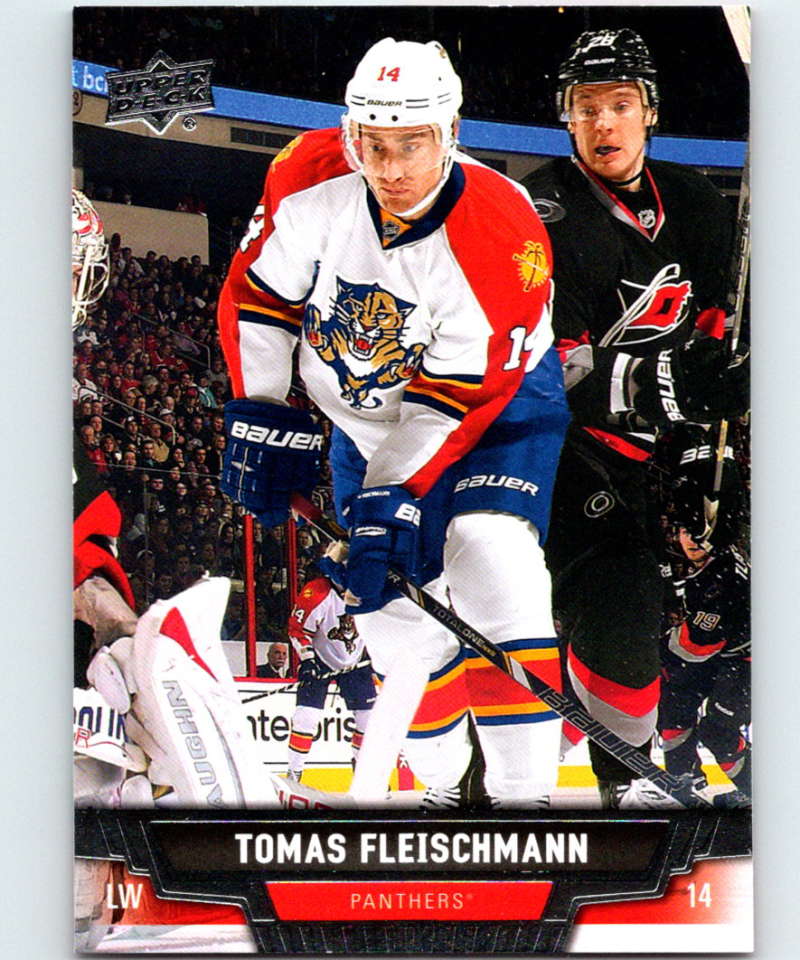 2013-14 Upper Deck #86 Tomas Fleischmann Panthers NHL Hockey Image 1