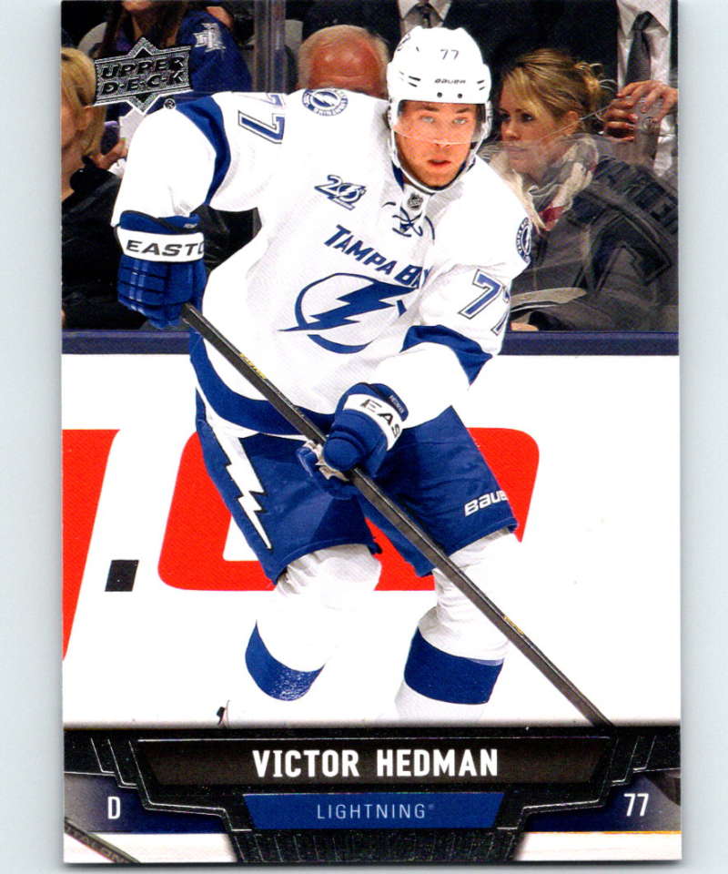 2013-14 Upper Deck #87 Victor Hedman Lightning NHL Hockey Image 1