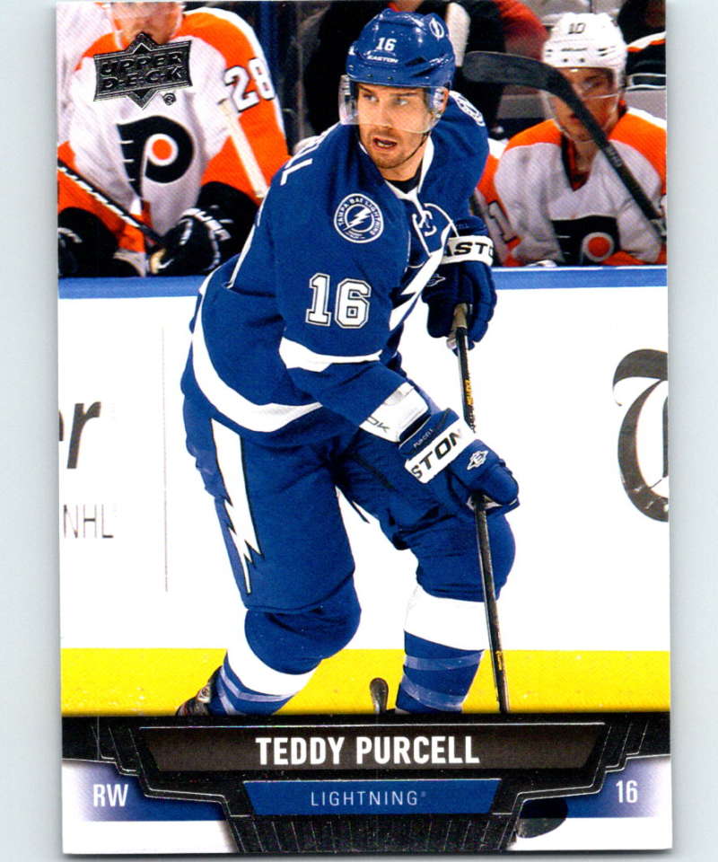 2013-14 Upper Deck #91 Teddy Purcell Lightning NHL Hockey Image 1