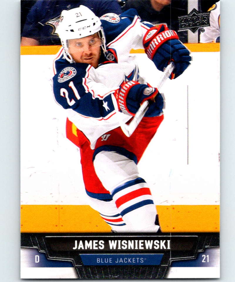 2013-14 Upper Deck #95 James Wisniewski Blue Jackets NHL Hockey Image 1
